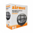 Aplique Plástico Redondo con Rejas 40W E27 AIRMEC