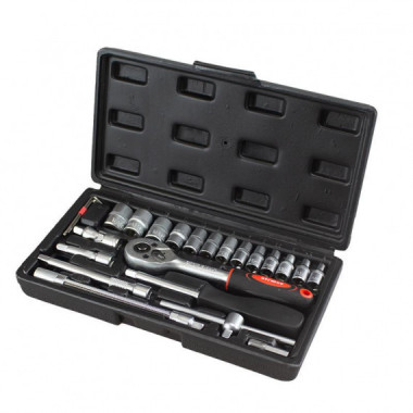 C.v Caixa de ferramentas 25 Peças 1/4" AIRMEC
