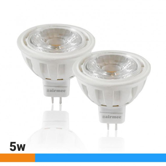 Bombillas Led Pack 2 MR16 5W Luz Fría AIRMEC Bombillas Led Pack 2 MR16 5W Luz Fría AIRMEC