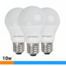 Pacote de lâmpadas de leds 3 10W A60 E27 Cool Light AIRMEC