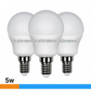 Pacote de lâmpadas de leds 3 5W G45 E14 Cool Light AIRMEC