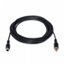 Adaptador Audio NANOCABLE 3M Rca Macho-hembra Negro Nano Cable