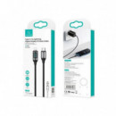 Cable de Datos Digital 1.2M Tipo C Plata USAMS