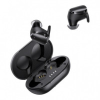 Auriculares Inalámbricos BLUETOOTH Serie BT5.0 con Estuche Negro USAMS