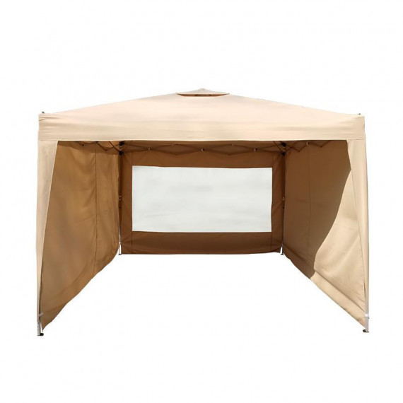 Carpa Metal Beige con Paredes DONNA GARDEN 3X3 Metros