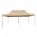 Carpa Metal Beige DONNA GARDEN 3X6 Metros