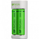 GP Cargador USB Aa/aaa con Pack 2 Pilas Aa 2100MAH