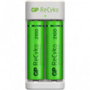 GP Cargador USB Aa/aaa con Pack 2 Pilas Aa 2100MAH