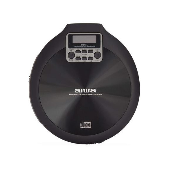 AIWA Reproductor CD Portatil Discman PCD-810BK Negro Anti Shock Incluye 2X  Pilas, Auricular - Guanxe Atlantic Marketplace