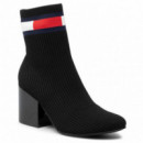 Botas y Botines Flag Sock Mid Heel Boot  TOMMY HILFIGER