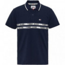 Polos Tjm Chest Tape Polo  TOMMY HILFIGER