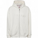 Sudaderas Tjw Ovrszd Signature Zip Thru  TOMMY HILFIGER