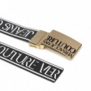 Cinturones Cintura Belt Saffiano Print+cuoio  VERSACE
