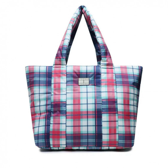 Tjw Hype Cons Travel Tote Tartan  TOMMY HILFIGER