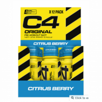 C4 Pre Work Out Shot CELLUCOR - 60ML (caja 12 Ud)