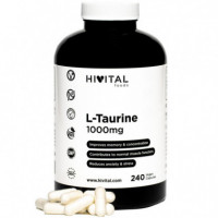 L-taurina 1000 Mg | 240 Cápsulas Veganas  HIVITAL