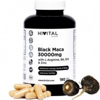 Maca Negra 30000 Mg | 180 Cápsulas Veganas  HIVITAL