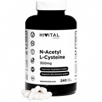 N-acetil L-cisteína 300 Mg | 240 Cápsulas Veganas  HIVITAL