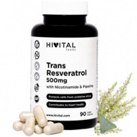 Resveratrol 500 Mg | 90 Cápsulas Veganas  HIVITAL