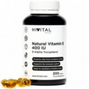 Vitamina E Natural 400 Ui | 200 Perlas  HIVITAL