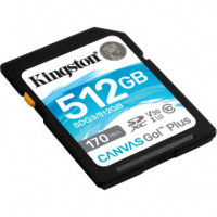 KINGSTON Technology Canvas Go! Plus Memoria Flash 512 Gb Sd Clase 10 Uhs-i