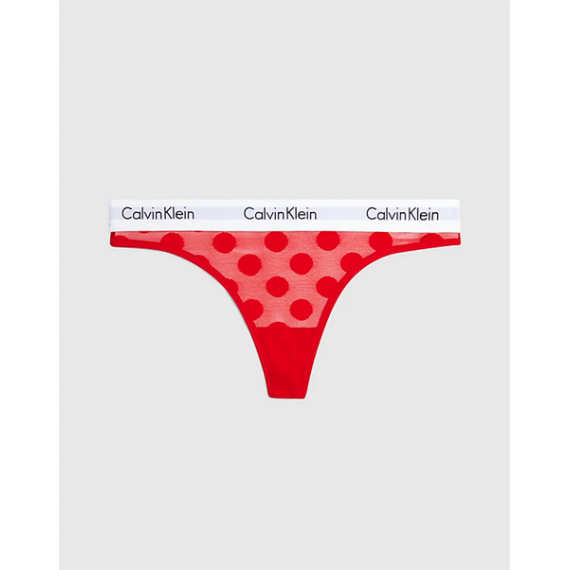 Tanga CALVIN KLEIN Modern Cotton Roja