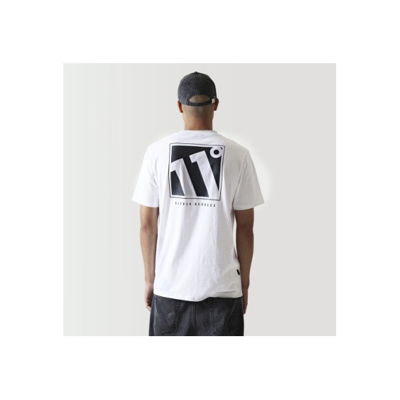 Camiseta 11º Large Logo Graphic Blanco