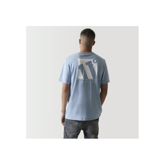 Camiseta 11º Large Logo Graphic Azul