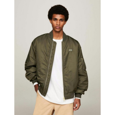 Tjm Authentic Army Bomber Drab Olive Gre  TOMMY JEANS