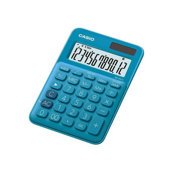 CASIO Calculadora Sobremesa Digital MS-20UC Azul