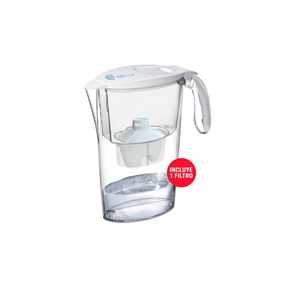 AQUANATUR Jarra Filtrante Tipo Brita 2.30L +1FILTRO TMJAR123CLR