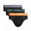 Pack de 3 Calzoncillos Slip Cotton Stretch  CALVIN KLEIN