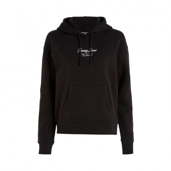 Sudadera Essential con logo, Negro