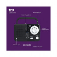 Tm Elecron Radio Analogica Am/fm Corriente y Pilas TMRAD210  TM ELECTRON