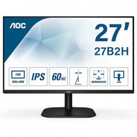 Monitor AOC 27" IPS 27B2H HDMI + VGA sin Bordes 3YR Garantia