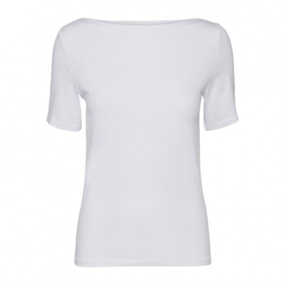 Camisetas Mujer Camiseta VERO MODA Panda Modal Bright White