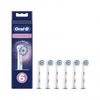 Oral B Pack 2+2+2 Recambio para Cepillo Electrico Sensitive Clean  ORAL-B