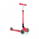 Patinete Plegable Primo Rojo C/luces  GLOBBER