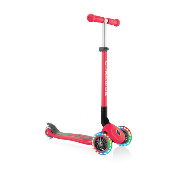 Patinete Plegable Primo Rojo C/luces  GLOBBER