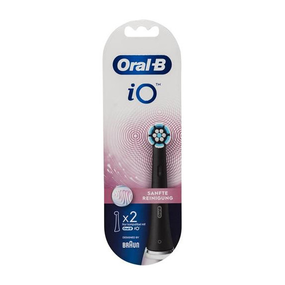 Oral B Repuesto Io Pack 2 Gentle Care Negro RBSB2  ORAL-B