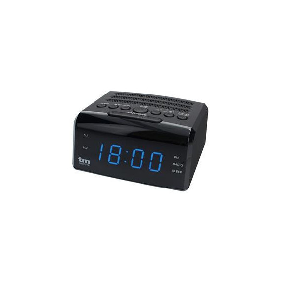 TM ELECTRON Reloj Despertador con USB TMRAR010