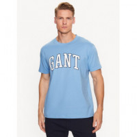 Md. GANT T-shirt Gentle Blue