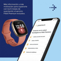 Smartwatch FITBIT VERSA3 Rosado Arcilla y Aluminio Dorado