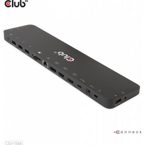 Dockstation CLUB 3D Usb-c a Hdmi/usb/dp 120W