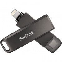 Pendrive SANDISK Ixpand Luxe Memoria Flash 128 Gb 2 en 1 con Conectores Lightning y USB Type-c para Iphone y Ipad