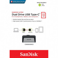 Pendrive SANDISK Ultra Dual 32GB USB Tipo-c