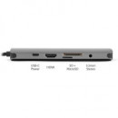Docking Usb-c a HDMI + Gigabit Ethernet + 3,5 Mm Audio + 3X USB 3.1 + Lector Tarjeta  SITECOM