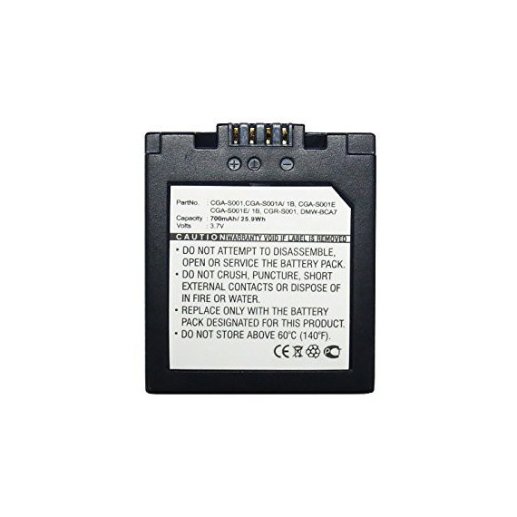 Batería de Cámara para Panasonic CGRS001  NIMO