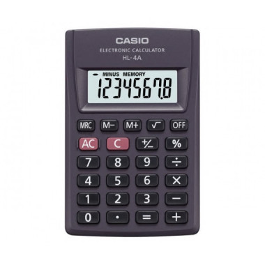 Calculadora CASIO Bolsillo HL-4ER