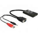 Conversor HDMI a VGA con Audio  DELOCK